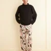 Trousers & Pants<BODE Ace Of Spades Pajama Pants Black/Multi