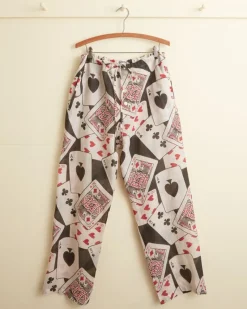 Trousers & Pants<BODE Ace Of Spades Pajama Pants Black/Multi