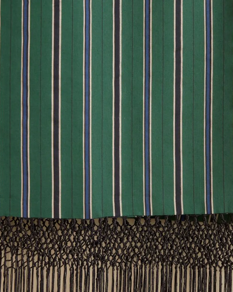 Accessories<BODE Alumni Stripe Dinner Scarf - Green