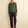 Shirts<BODE Alumni Stripe Long Sleeve Shirt Green