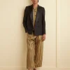 Trousers & Pants<BODE Alumni Stripe Pajama Pants Yellow