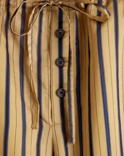 Trousers & Pants<BODE Alumni Stripe Pajama Pants Yellow