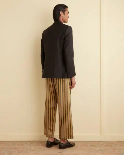 Trousers & Pants<BODE Alumni Stripe Pajama Pants Yellow