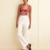 Tops<BODE Amrita Fringe Top Red