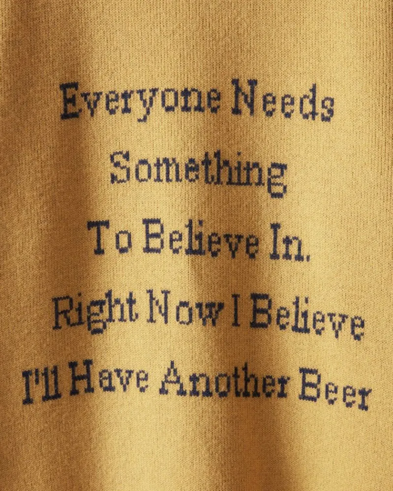 Knitwear<BODE Another Beer Sweater Yellow