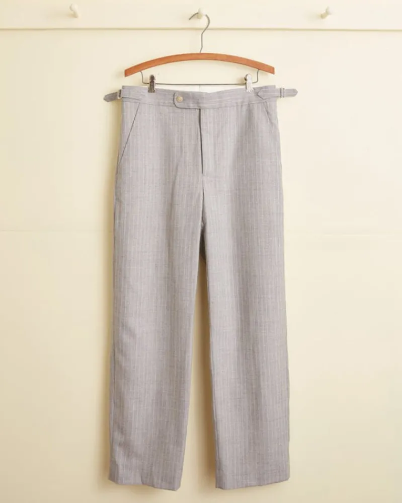 Trousers & Pants<BODE Argent Stripe Trousers - 31 Grey