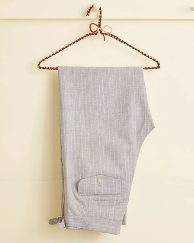 Trousers & Pants<BODE Argent Stripe Trousers - 31 Grey