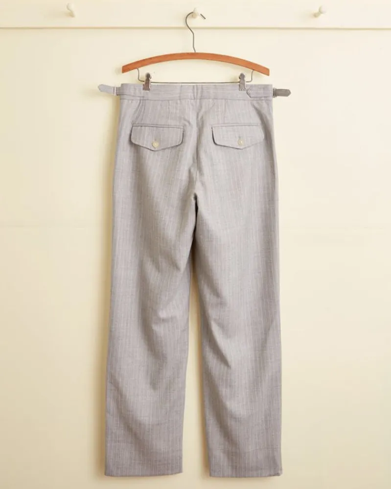 Trousers & Pants<BODE Argent Stripe Trousers - 31 Grey