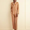 Suiting<BODE Awning Stripe Double-Breasted Suit Jacket Multi