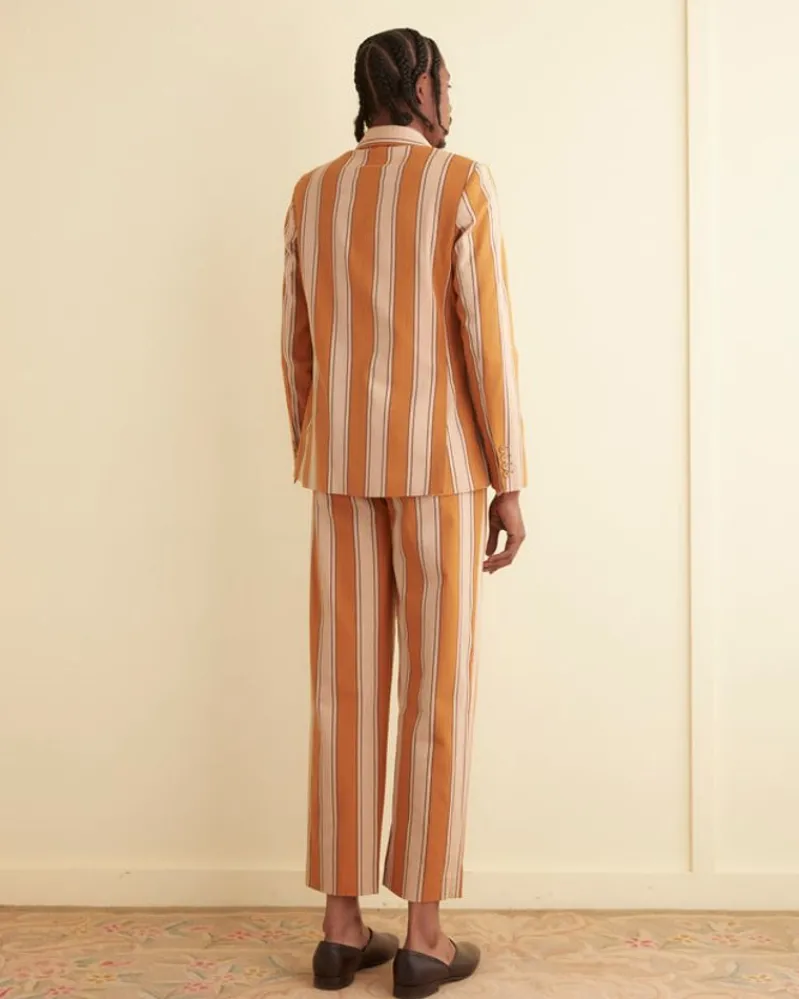 Outerwear<BODE Awning Stripe Double-Breasted Suit Jacket Multi