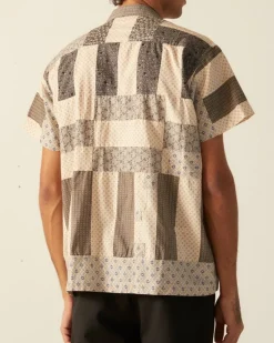 Shirts<BODE Bar Quilt Short Sleeve Shirt