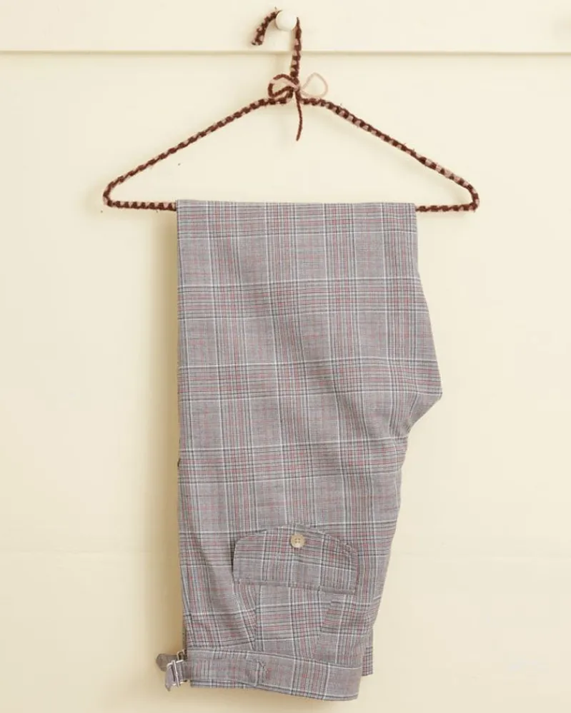 Trousers & Pants<BODE Battery Plaid Trousers - 28 Multi
