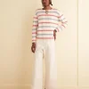 Knitwear<BODE Bay Stripe Sweater Cream/Multi