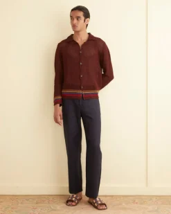 Knitwear<BODE Bayberry Multi Overshirt Brown