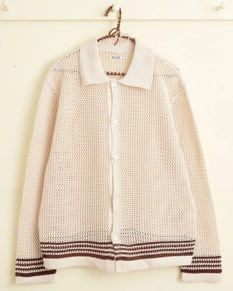 Knitwear<BODE Bayberry Overshirt Ecru