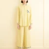 Tops<BODE Beaded Chicory Long Sleeve Shirt Yellow