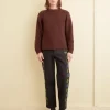 Trousers & Pants<BODE Beaded Concord Trousers Black