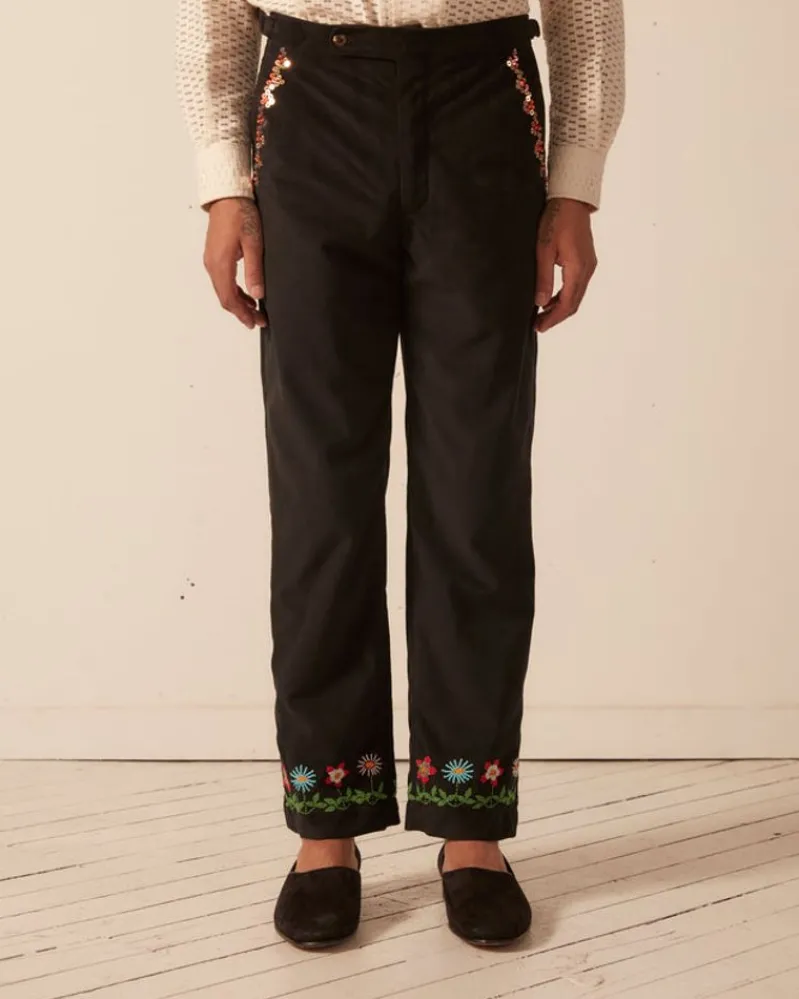 Trousers & Pants<BODE Beaded Garden Vine Trousers