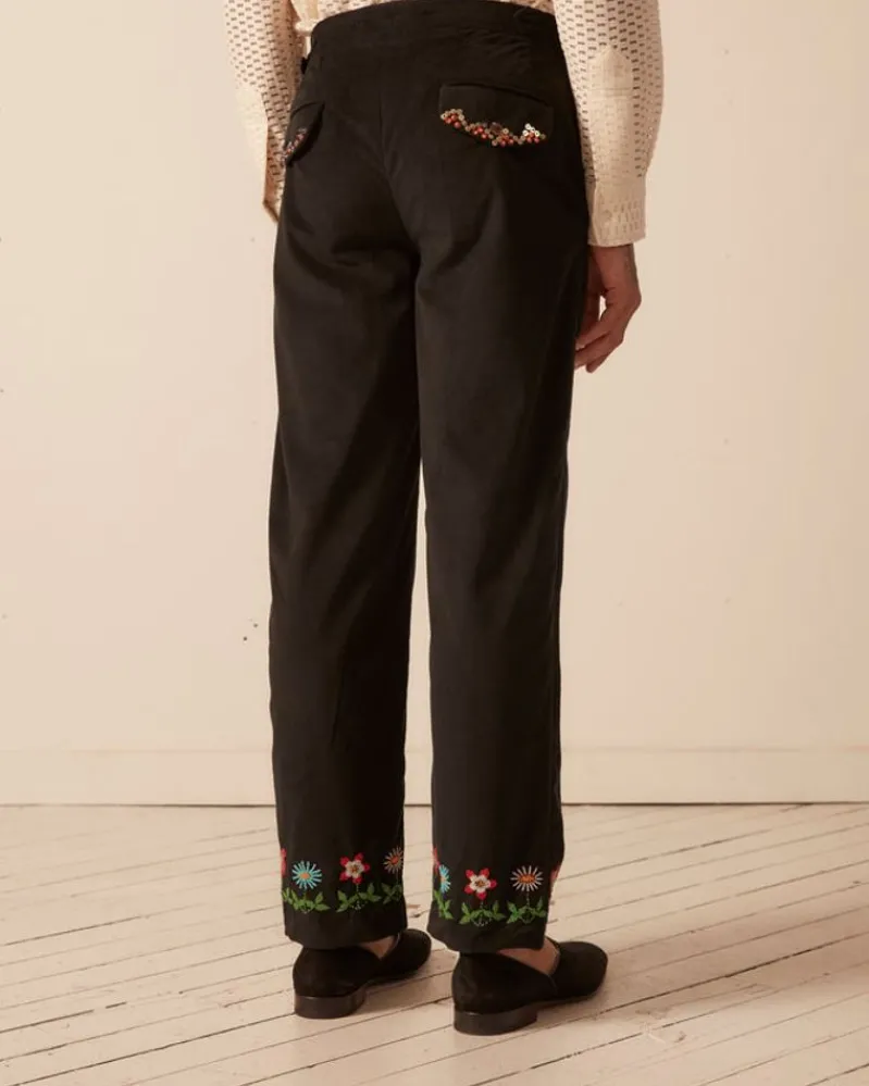 Trousers & Pants<BODE Beaded Garden Vine Trousers