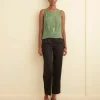 Tops<BODE Beaded Myrtle Shirt Green