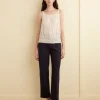 Tops<BODE Beaded Myrtle Shirt Cream