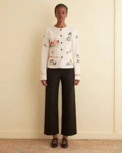 Outerwear<BODE Beaded Nursery Rhyme Jacket Ecru/Multi