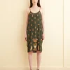 Dresses<BODE Beaded Paddock Sampler Dress Green/Multi