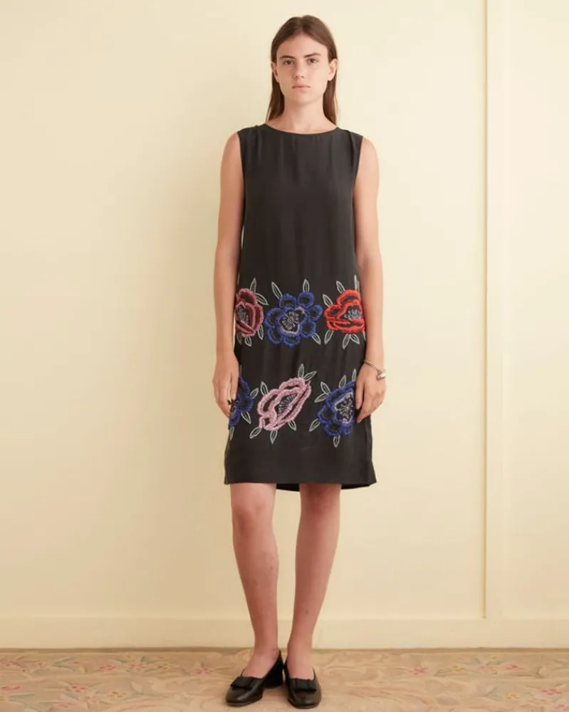 Dresses<BODE Beaded Poppy Tunic Black