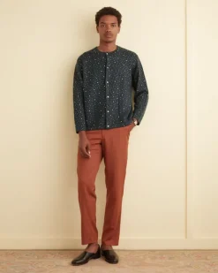 Knitwear<BODE Beaded Solid Cardigan Blue