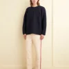Trousers & Pants<BODE Beaded Stria Trousers Cream