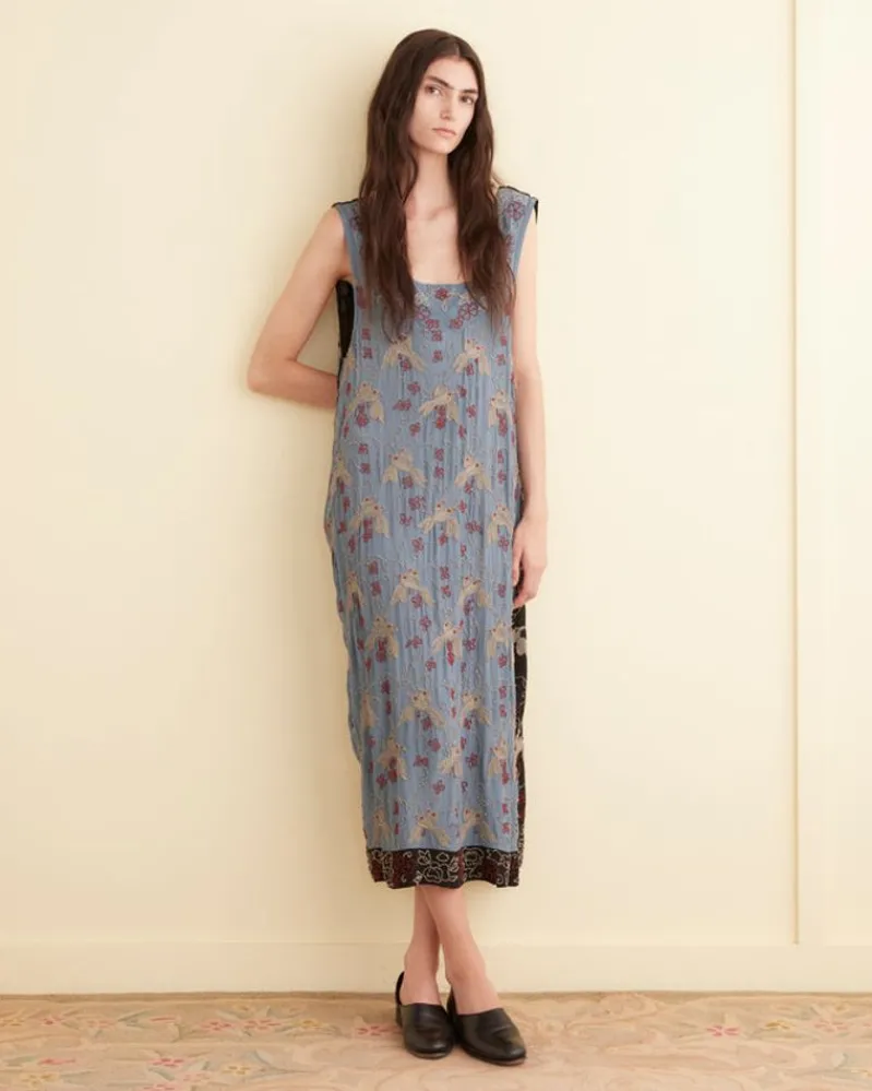 Dresses<BODE Beaded Tropicbird Duo Dress Blue/Multi