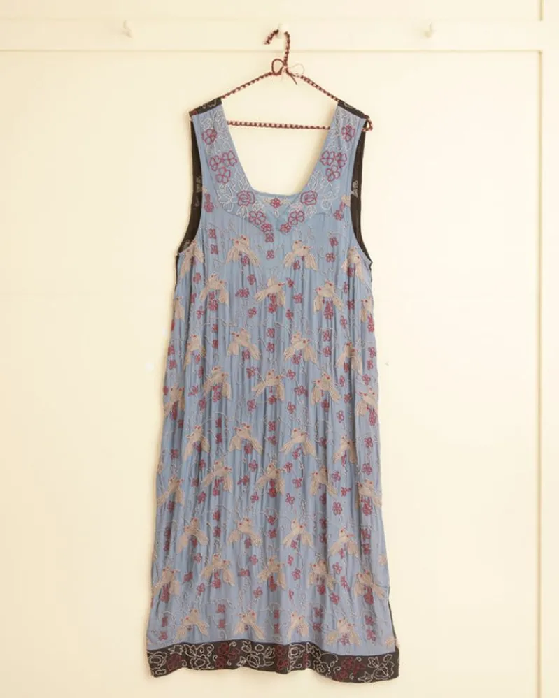 Dresses<BODE Beaded Tropicbird Duo Dress Blue/Multi