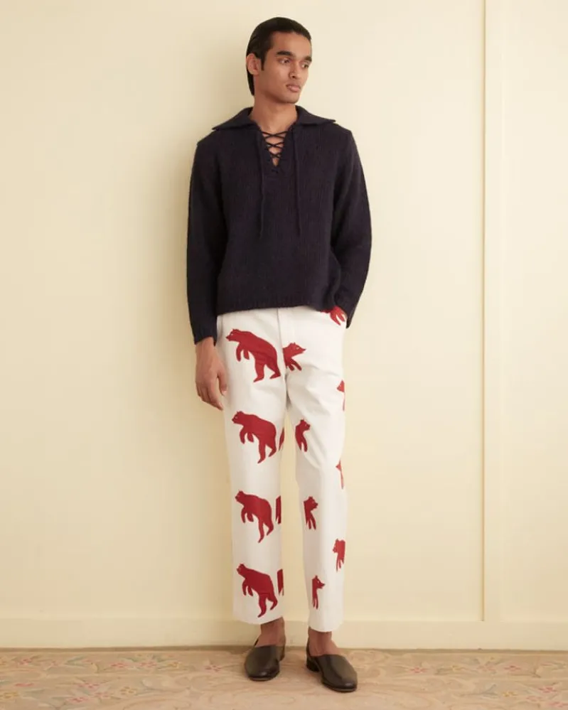 Trousers & Pants<BODE Bear Applique Trousers