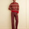 Knitwear<BODE Begonia Stripe Sweater Red