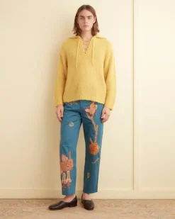 Trousers & Pants<BODE Bell Flower Trousers