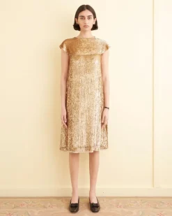Dresses<BODE Bellvue Dress Gold