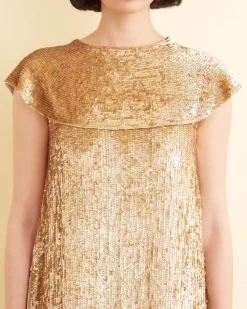 Dresses<BODE Bellvue Dress Gold