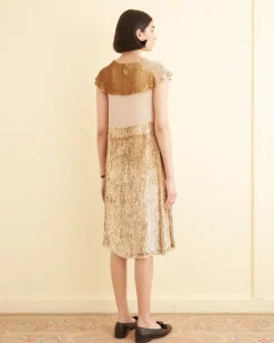 Dresses<BODE Bellvue Dress Gold