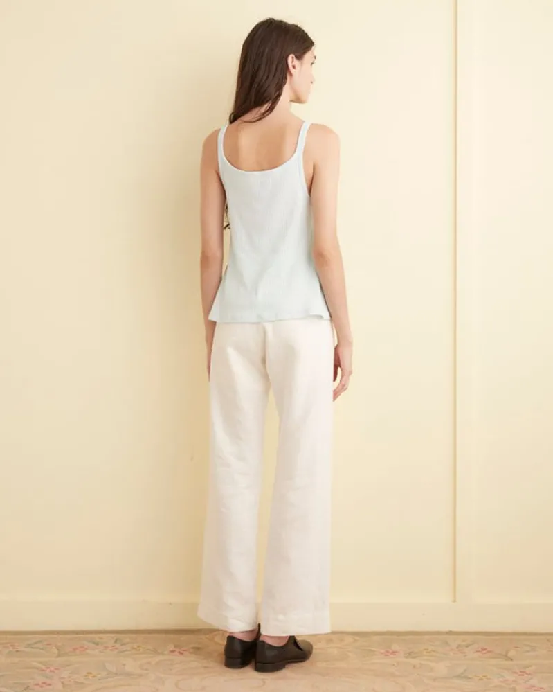 Cut And Sew<BODE Berkshires Tank - Light Blue