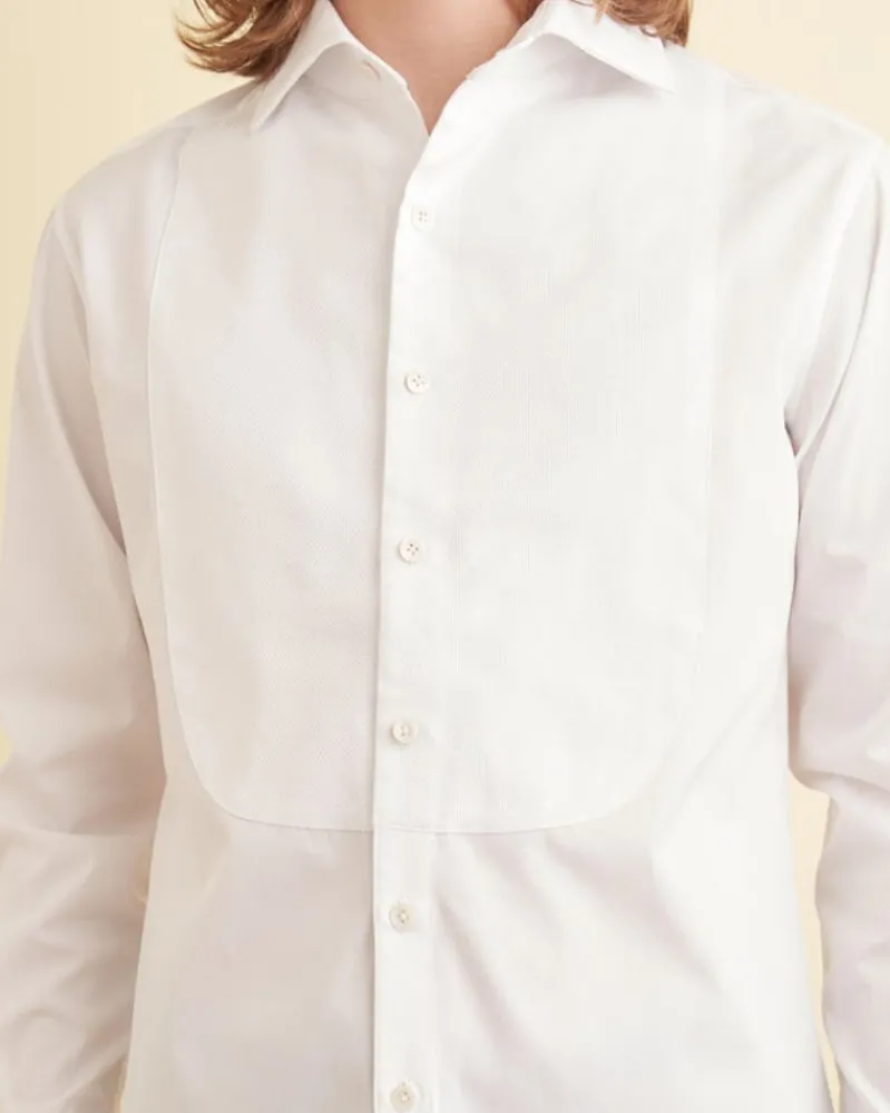 Shirts<BODE Bib Tuxedo Shirt White