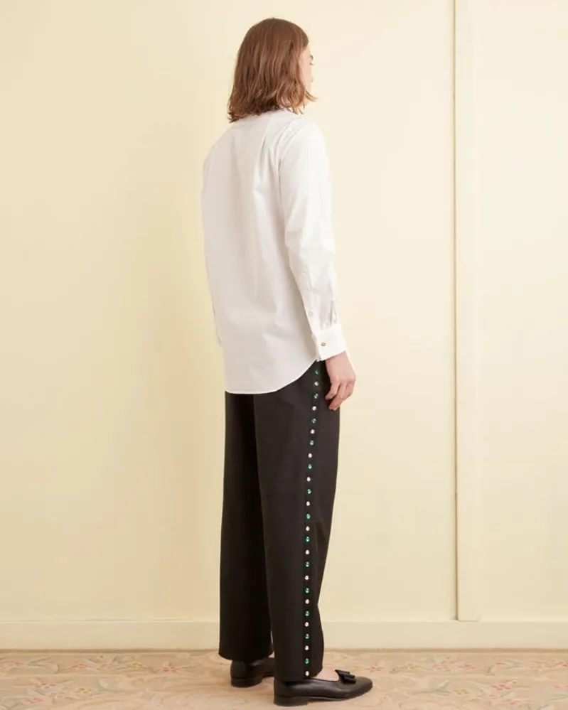 Shirts<BODE Bib Tuxedo Shirt White