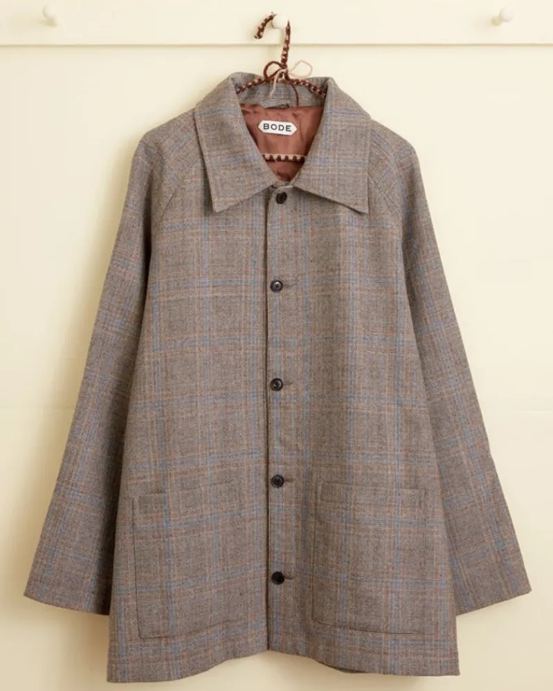 Outerwear<BODE Birdseed Check Jacket - L Brown