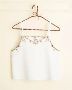 Tops<BODE Bitty Garden Tank Cream
