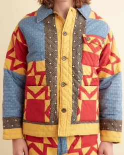 Outerwear<BODE Blazing Star Quilt Jacket