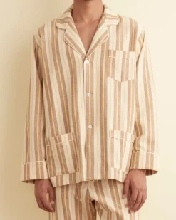 Shirts<BODE Blonde Stripe Overshirt Yellow