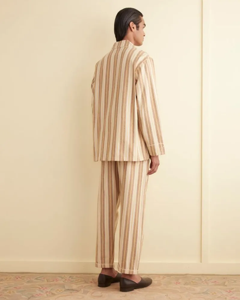 Shirts<BODE Blonde Stripe Overshirt Yellow