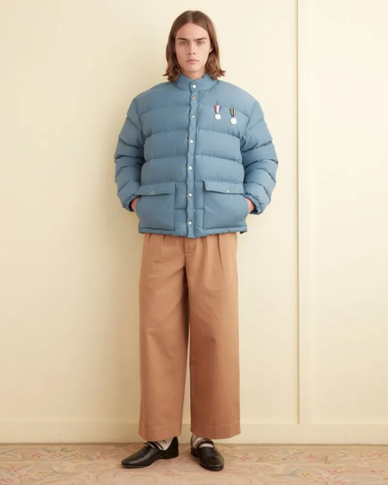 Outerwear<BODE Blue Burlington Puffer Jacket
