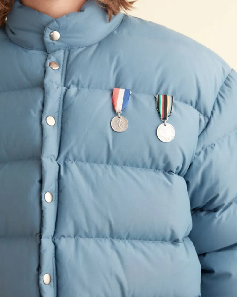 Outerwear<BODE Blue Burlington Puffer Jacket