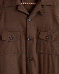 Outerwear<BODE Blue Grid Jacket - Xs Brown
