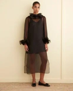 Dresses<BODE Boo Ruffle Gown Black